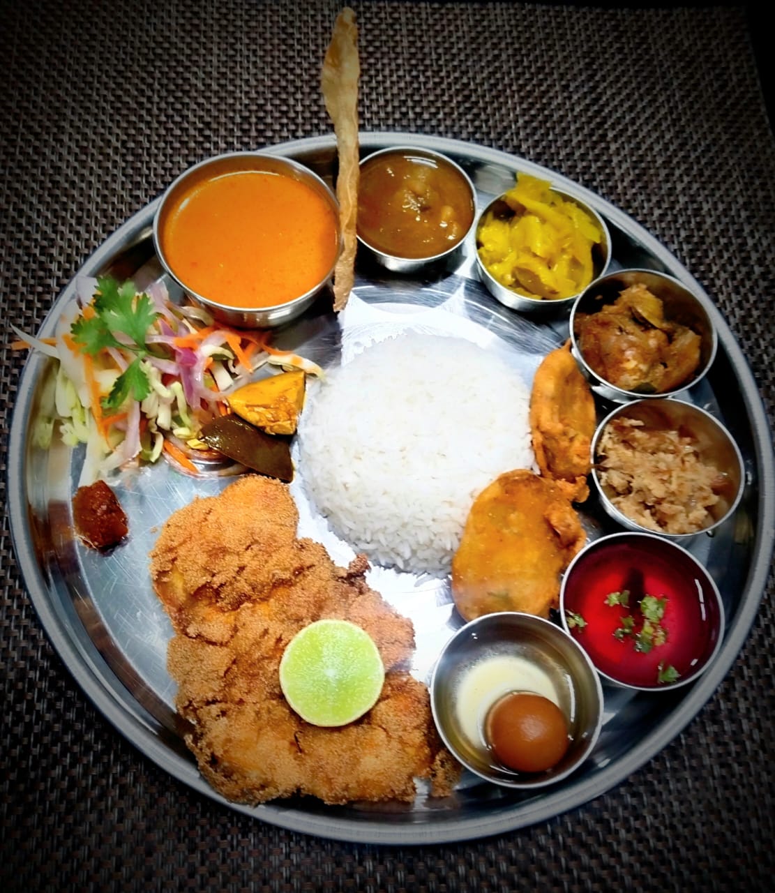 Delicious meal served at Octima Restaurant, Bar & Cafe in Goa