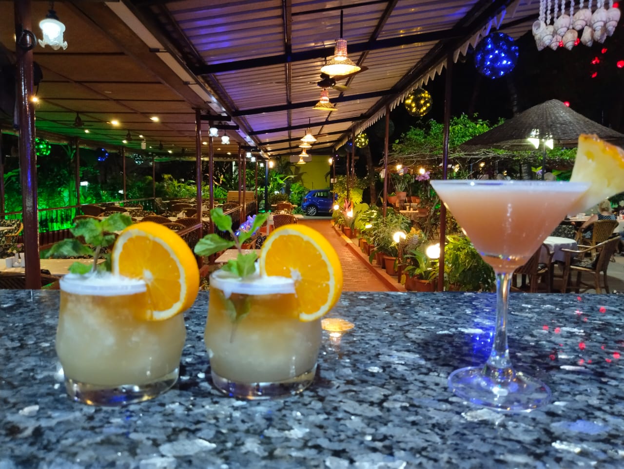 Signature drinks served at Octima Bar in South Goa